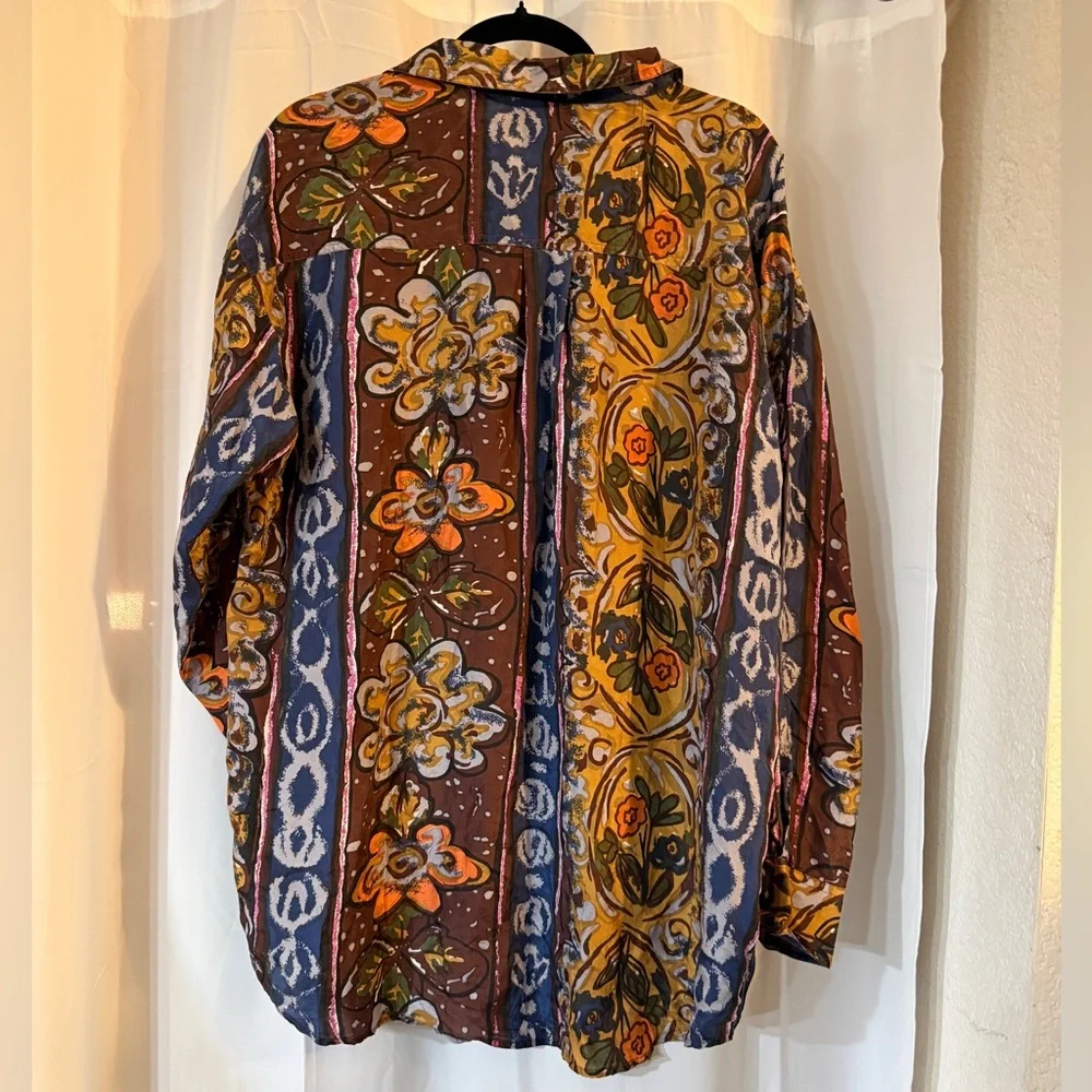 Vintage Protest 100% Silk Button Down – Men’s Small - Picture 6 of 11